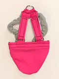 Hen Holster Bird Diaper/Harness (Hand-Made in USA) with Removable Vinyl Liner XS (bantams & pigeons) Flamingo Pink Bikini bottom