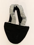 Hen Holster Bird Diaper/Harness (Hand-Made in USA) with Removable Vinyl Liner XS (bantams & pigeons) Black Bikini bottom