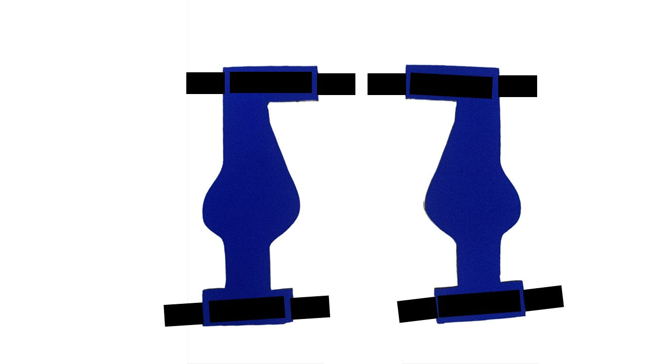 Birdy Bootie (chicken shoes, chicken booties, duck booties and goose shoes) Chicken Sandal Pair (Sandals for Chickens) Royal Blue