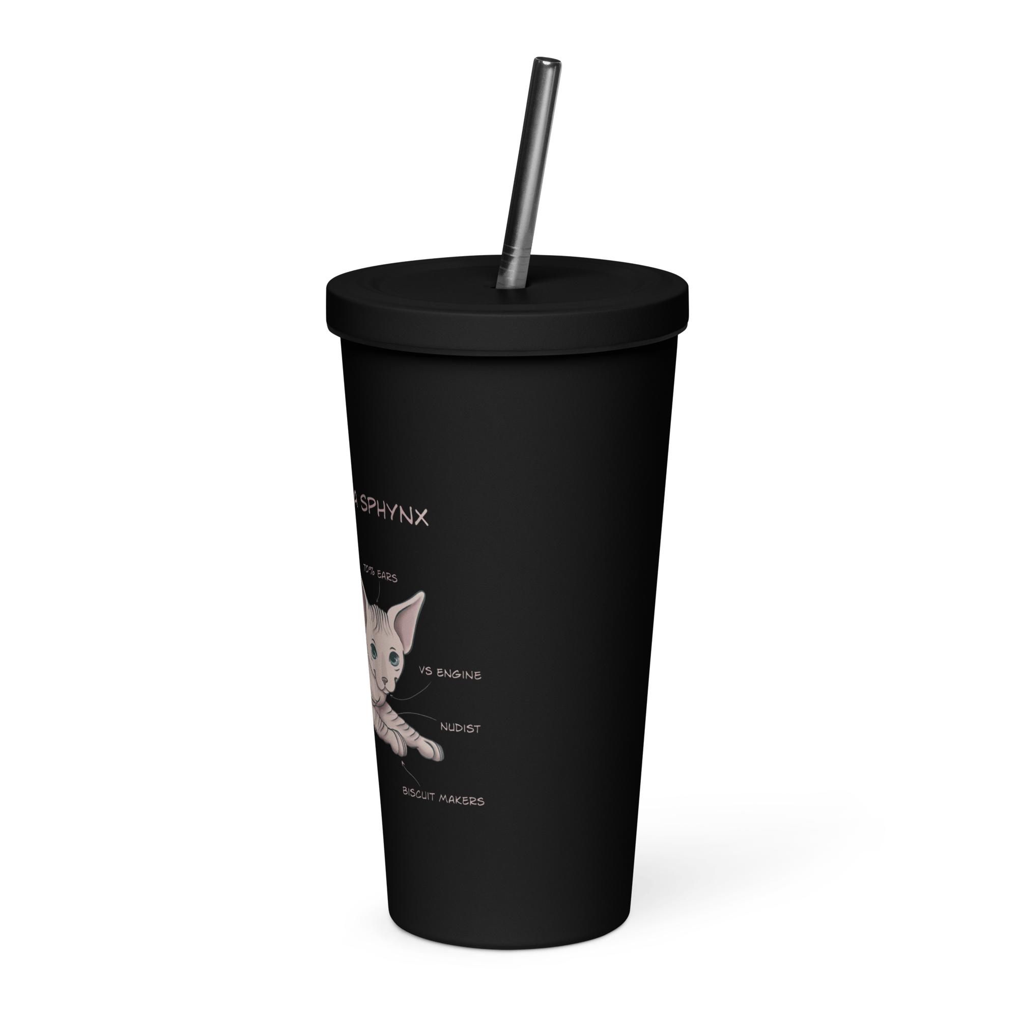 "ANATOMY OF A SPHYNX" TUMBLER