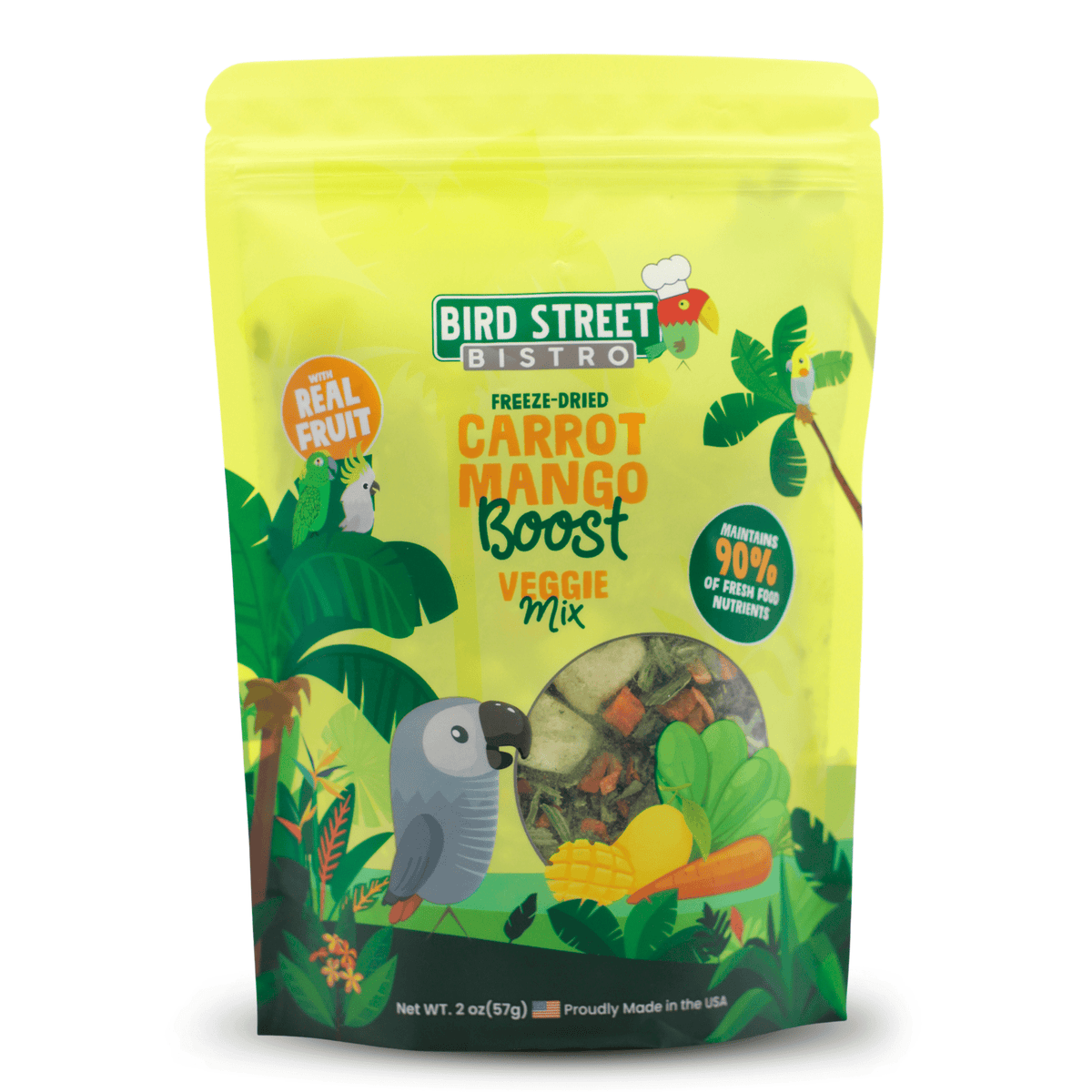 Carrot Mango Boost - Parrot Veggies Mix