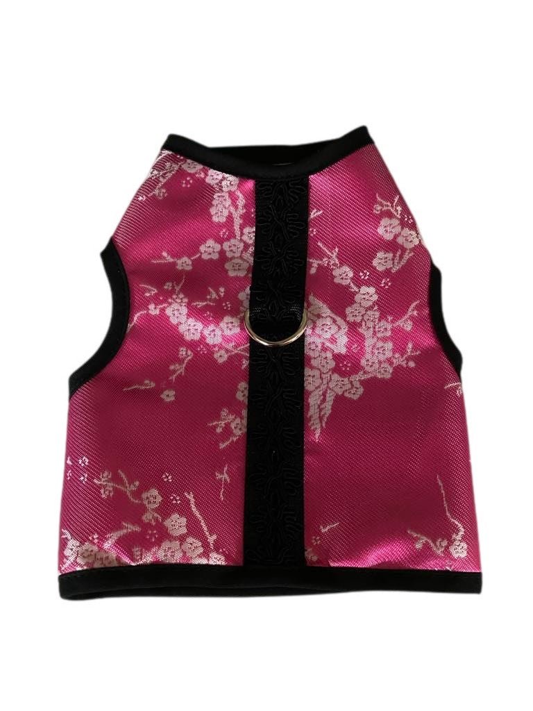 Kitty Holster Custom Cat Harness (Premium Boutique Kitty Holster) Dark Pink