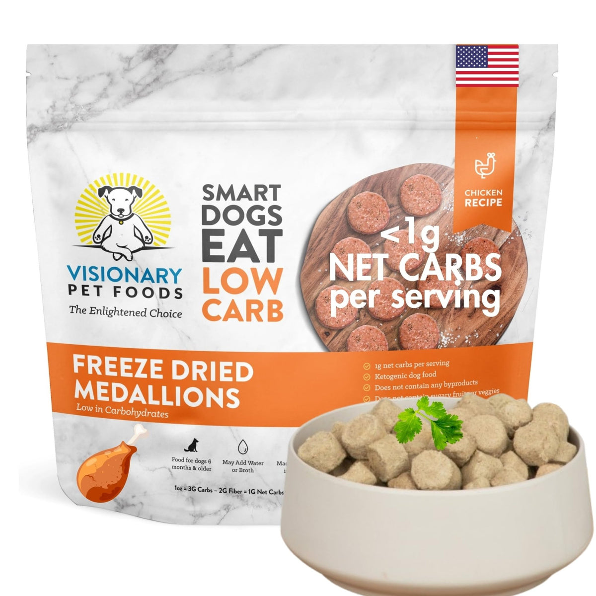 Freeze Dried Food| - Chicken Recipe | 25oz Bag