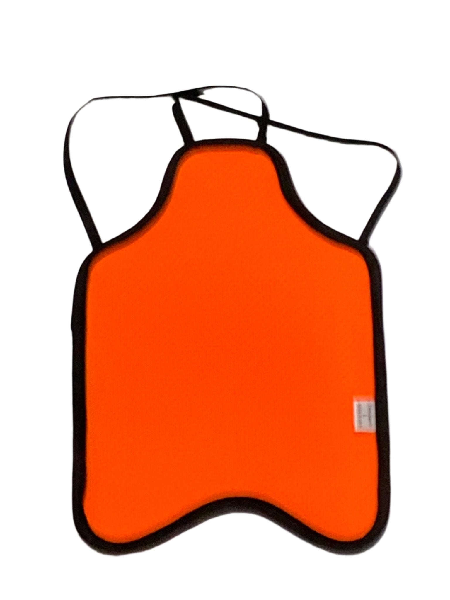 Hen Saver Ultra-Light Chicken Saddle for Hens (Cool Mesh Hen Apron Made in USA) Safety Orange Double Strap (crosses under neck)