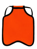 Hen Saver Ultra-Light Cool Mesh Hen Apron/Saddle (Made in USA) Safety Orange Single Strap (back pack style)