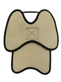 Hen Saver Ultra-Light Cool Mesh Hen Apron/Saddle with Shoulder Protectors (Made in the USA) Double Strap Sand