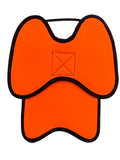 Hen Saver Ultra-Light Cool Mesh Hen Apron/Saddle with Shoulder Protectors (Made in the USA) Double Strap Safety Orange