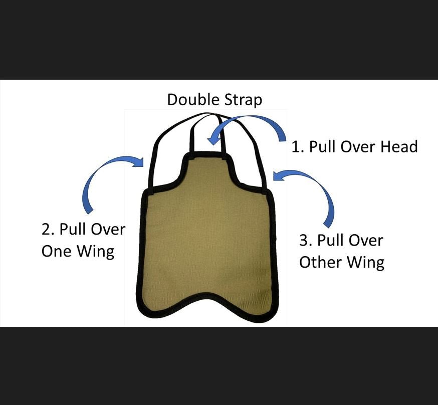 Hen Saver Ultra-Light Chicken Saddle for Hens (Cool Mesh Hen Apron Made in USA)