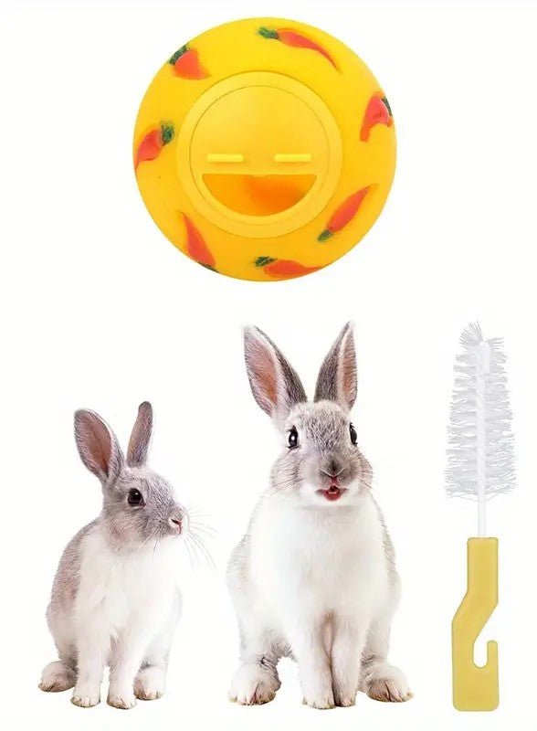Interactive Bunny Toy - Treat Ball for Boredom Relief and Mental Stimulation