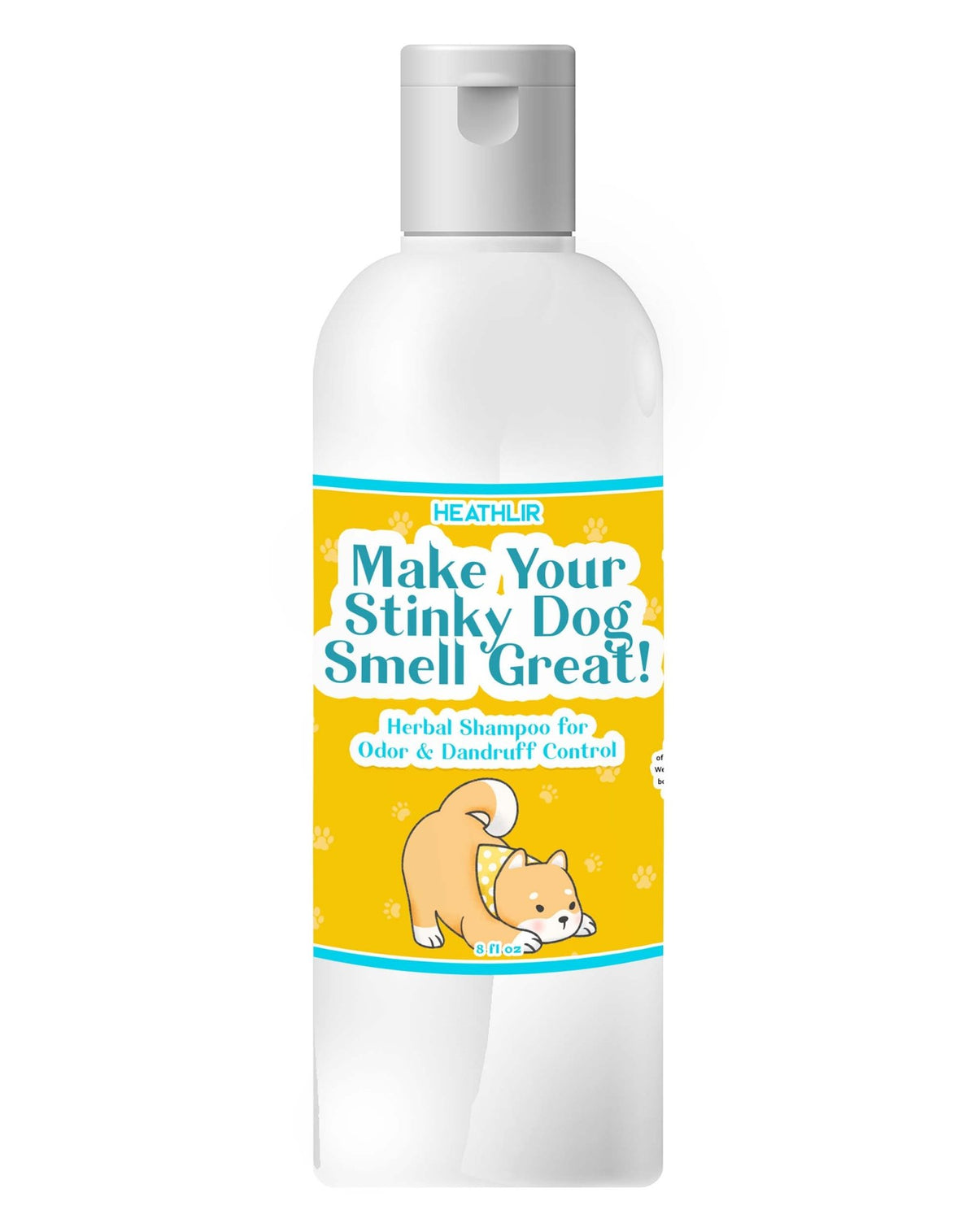 Make Your Stinky Dog Smell Great! Herbal Shampoo For Dogs (8 ounces)