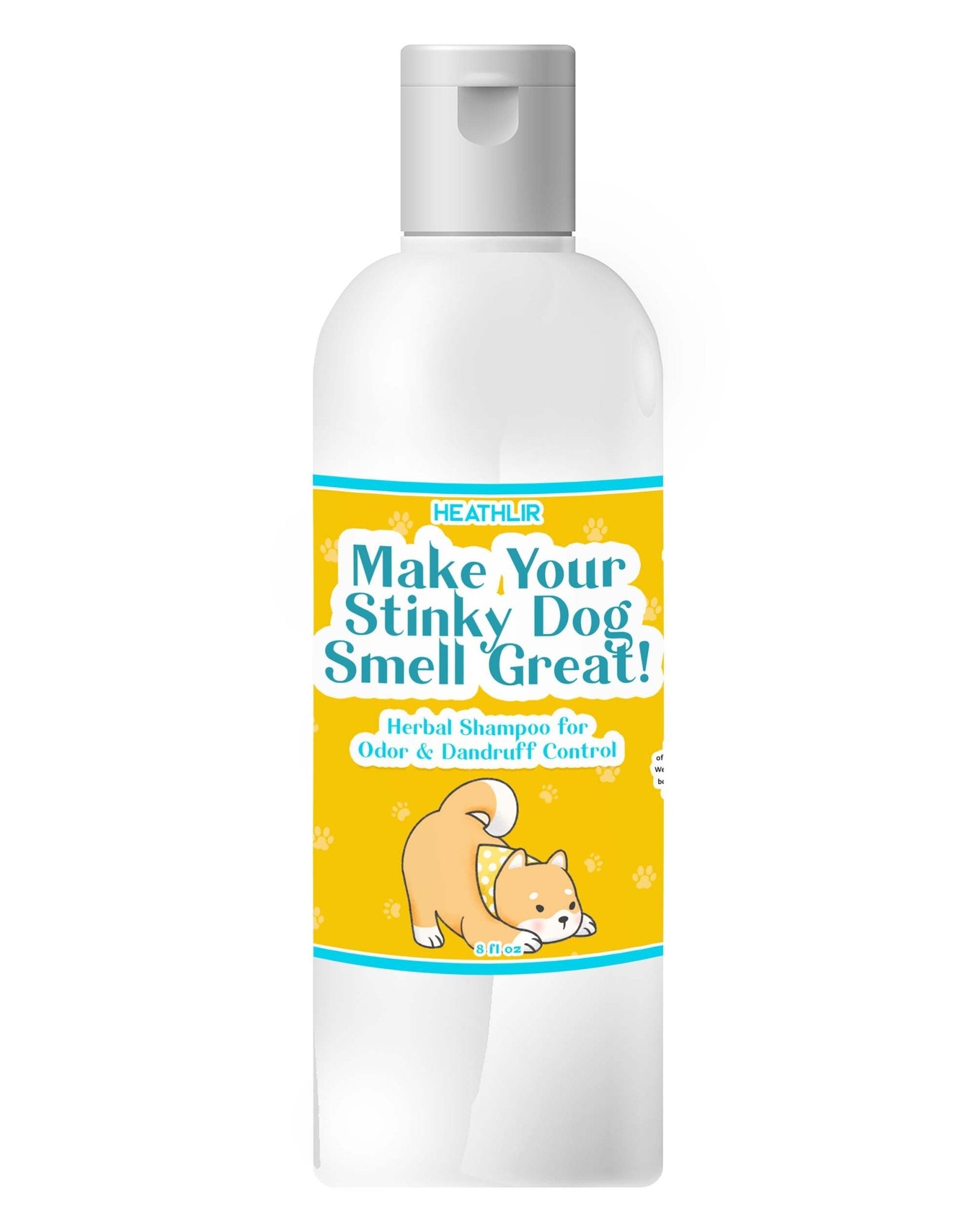 Make Your Stinky Dog Smell Great! Herbal Shampoo For Dogs (8 ounces)