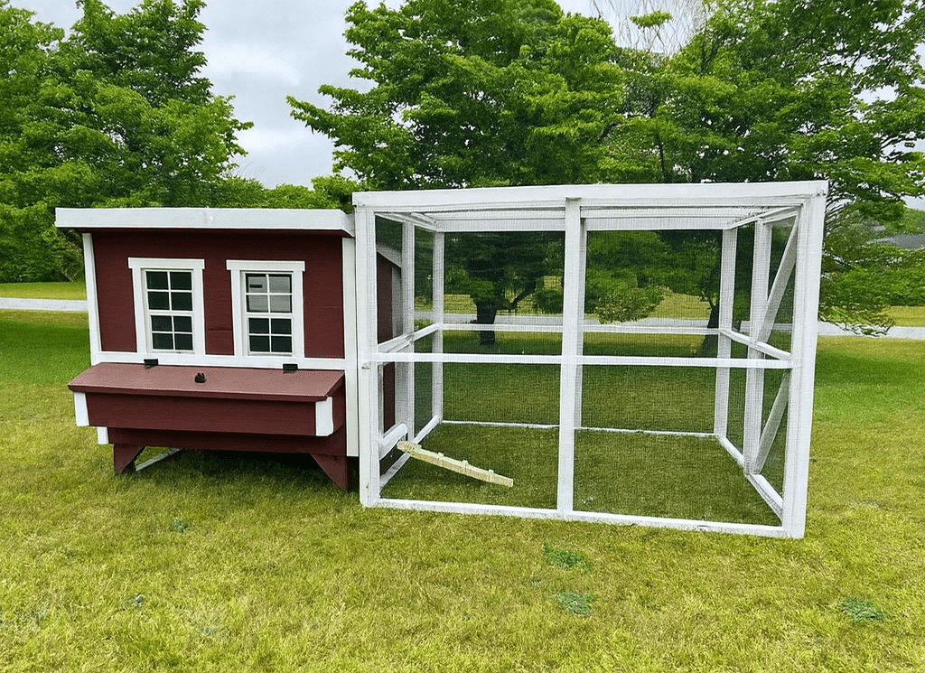 Wooden 8 Ft. Chicken Run (8’W X 8’L X 6’3”H)