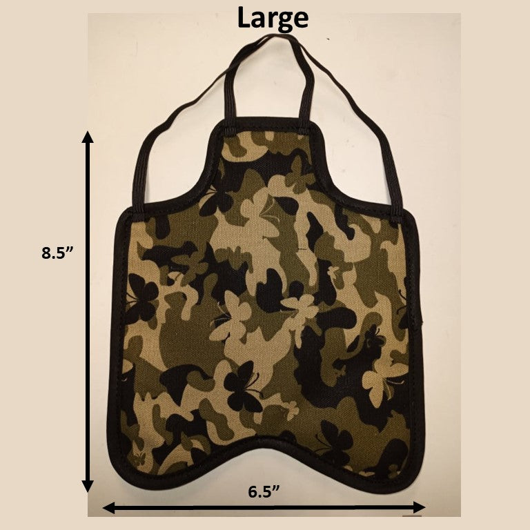 Hen Saver Hen Apron/Saddle (FBA) Butterfly Camo Large (Most Standard Chickens) Double Strap (crosses under neck)