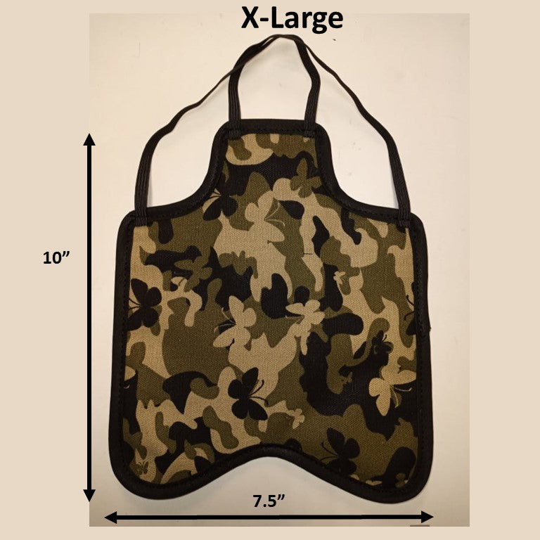 Hen Saver Hen Apron/Saddle (FBA) Butterfly Camo XL (Large Standard Chickens) Double Strap (crosses under neck)