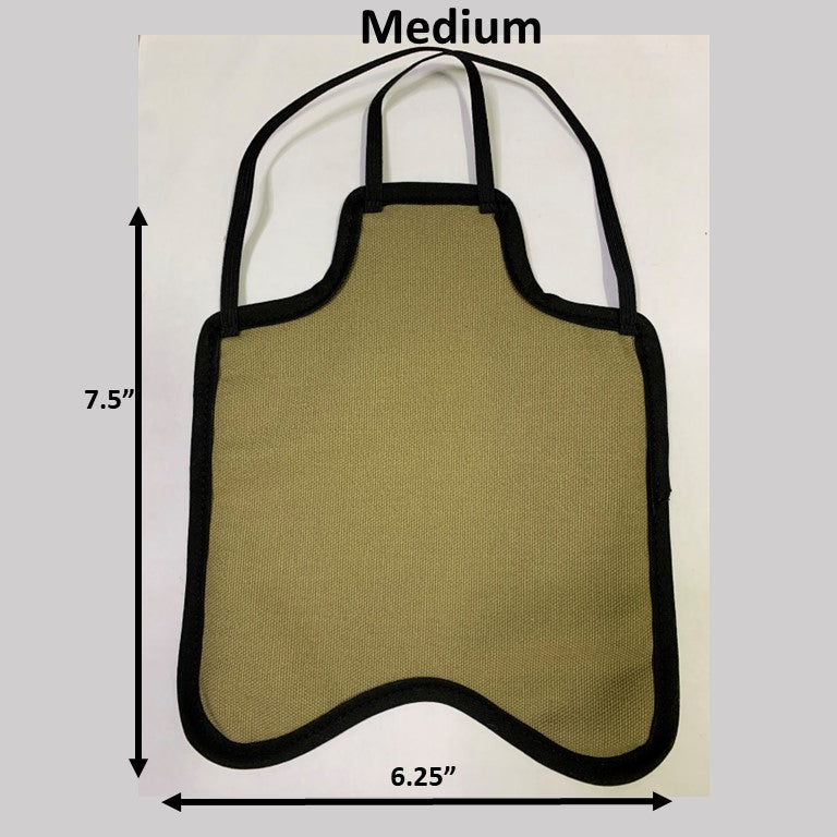 Medium Hen Apron/Saddle: 7.5" Height x 6.25" Width. Chicken Saddle for Feather Protection. #HenApron #ChickenSaddle