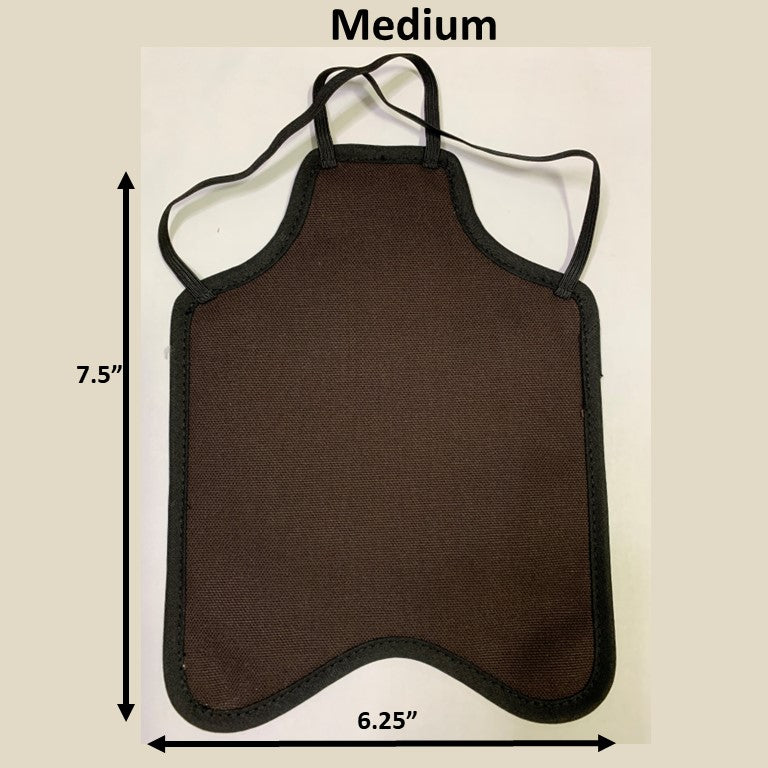 Hen Saver Hen Apron/Saddle (FBA) Brown Medium (Bantams) Double Strap (crosses under neck)
