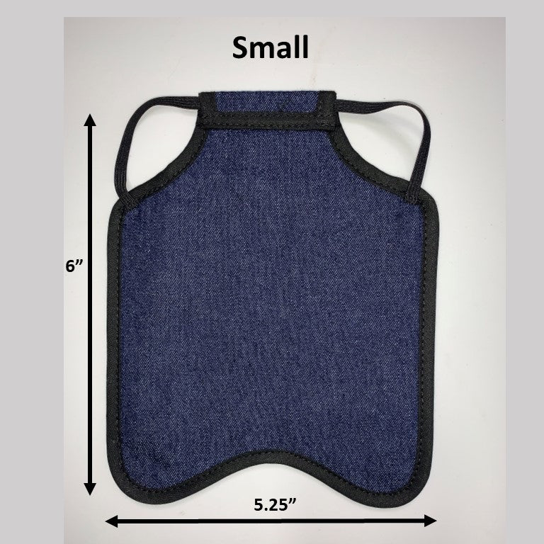 Hen Saver Hen Apron/Saddle (FBA) Denim Small (Bantams) Single Strap (back pack style)