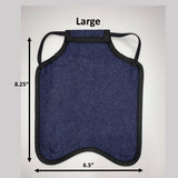 Hen Saver Hen Apron/Saddle (FBA) Denim Large (Most Standard Chickens) Single Strap (back pack style)