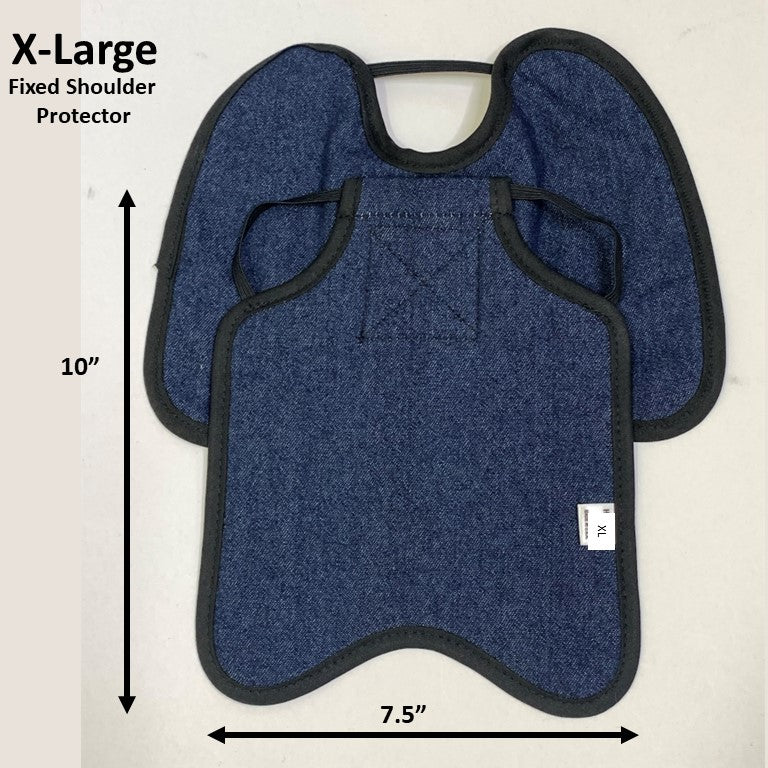 Hen Saver Hen Apron/Saddle with Shoulder Protectors (Made in the USA) (FBA) Single Strap Denim XL (Large Standard Chickens) Fixed