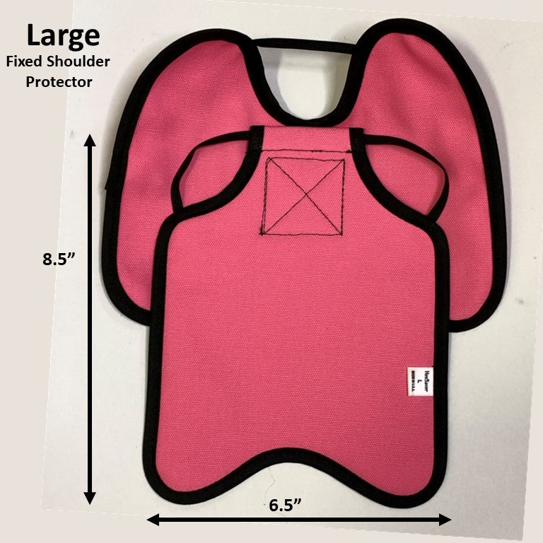 Hen Saver Hen Apron/Saddle with Shoulder Protectors (Made in the USA) (FBA) Single Strap Awareness Pink Large (Most Standard Chickens) Fixed
