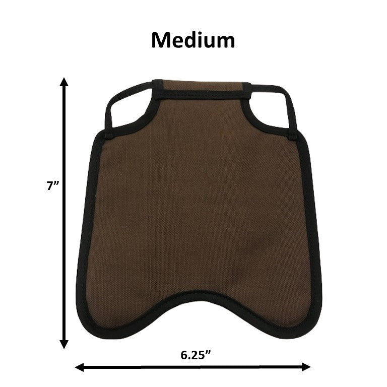 Hen Saver Hen Apron/Saddle (FBA) Brown Medium (Bantams) Single Strap (back pack style)