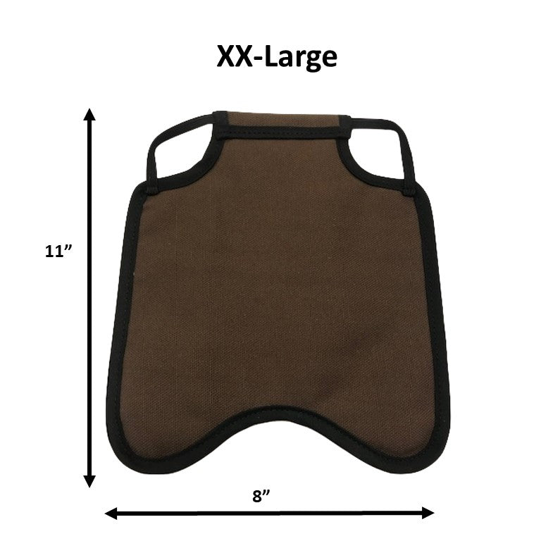 Hen Saver Hen Apron/Saddle (FBA) Brown XXL (Larger Standard Chickens and Small Turkeys) Single Strap (back pack style)