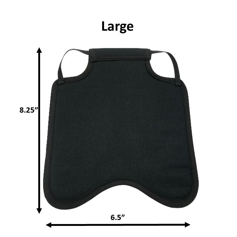 Hen Saver Hen Apron/Saddle (FBA) Black Large (Most Standard Chickens) Single Strap (back pack style)