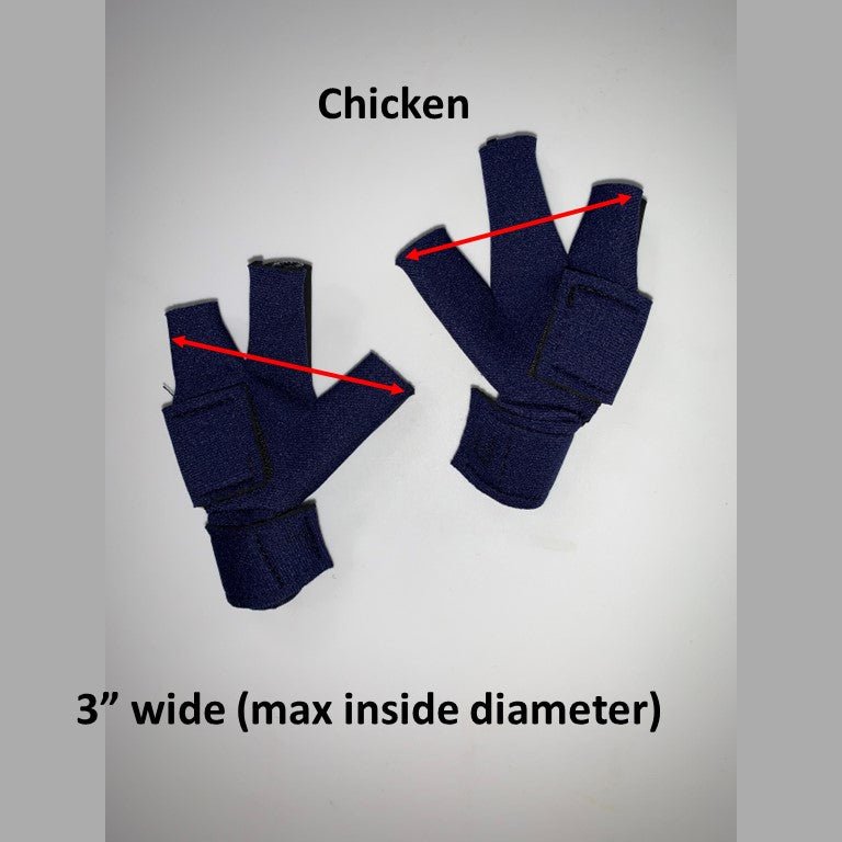 Birdy Bootie (chicken shoes, chicken booties, duck booties and goose shoes) Navy