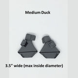 Birdy Bootie (Made in USA) Medium Waterfowl Pair (3.5" W x 3.25" L) Gray