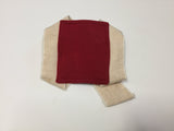 Birdy Bra Crop Supporter / Chest Protector (Made in USA) Tie-on Chili