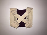 Birdy Bra Crop Supporter / Chest Protector (Made in USA) Medium (Small Chickens & Large Bantams) Hook-and-Loop Black