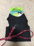 Clearance Holster Leash (Made in USA) Deep Red Floral Bandana 6'