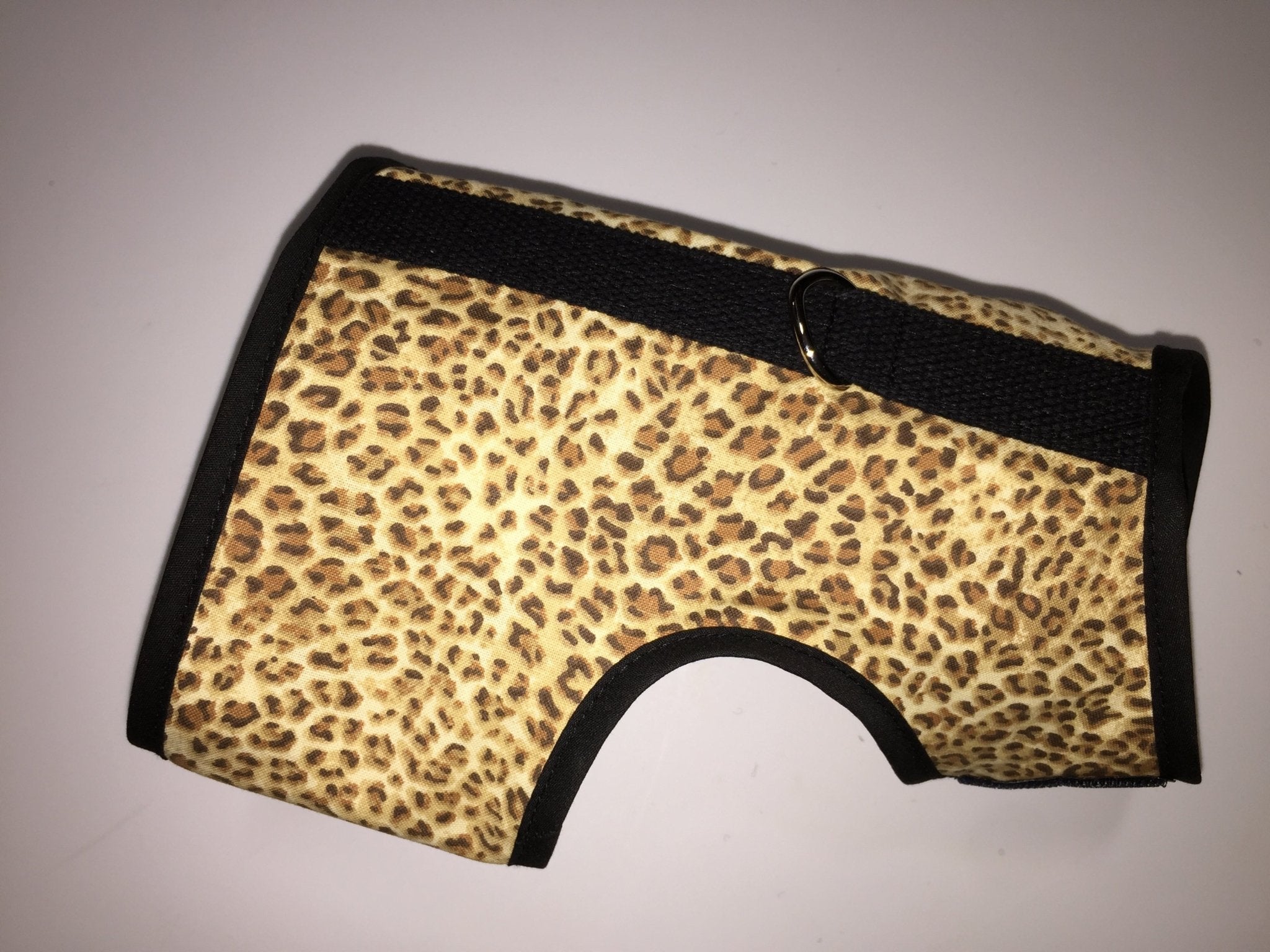 Kitty Holster Custom Cat Harness (Custom Handmade in the USA) Leopard