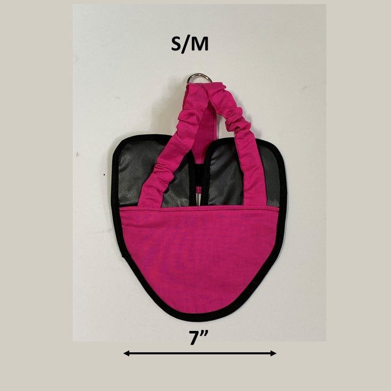 Hen Holster Chicken Diaper Harness with Permanent Sewn-in Liner (Duck Diaper, Goose Diaper, Parrot Diaper) Flamingo Pink S M (smaller chickens & ducks)