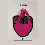 Hen Holster Bird Diaper/Harness with Permanent (Sewn-in) Liner Flamingo Pink XL (larger chickens & ducks)