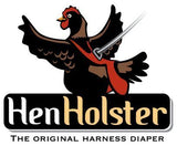 Hen Holster Bird Diaper/Harness (Hand-Made in USA) with Removable Vinyl Liner