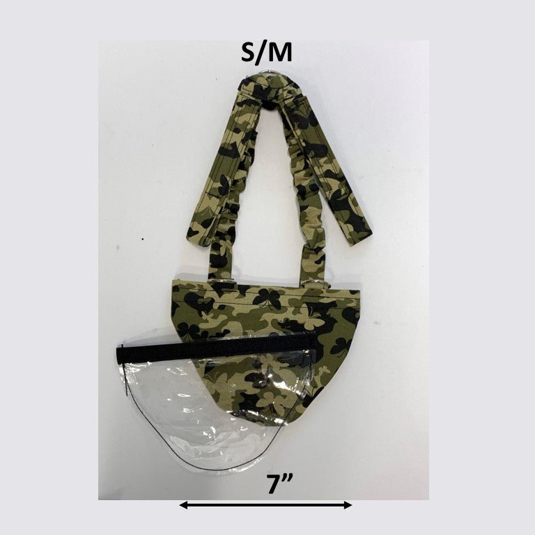 Hen Holster Bird Diaper/Harness (chicken diaper, duck diaper, pigeon diaper with Removable Vinyl Liner) S M (smaller breeds) Butterfly Camo Bikini bottom