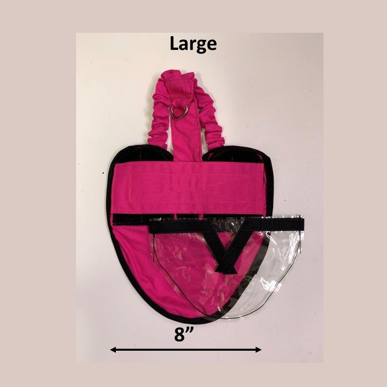 Hen Holster Bird Diaper/Harness (chicken diaper, duck diaper, pigeon diaper with Removable Vinyl Liner) L (most chickens and ducks) Flamingo Pink Wrap around