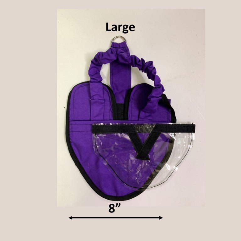 Hen Holster Bird Diaper/Harness (chicken diaper, duck diaper, pigeon diaper with Removable Vinyl Liner) L (most chickens and ducks) Purple Wrap around