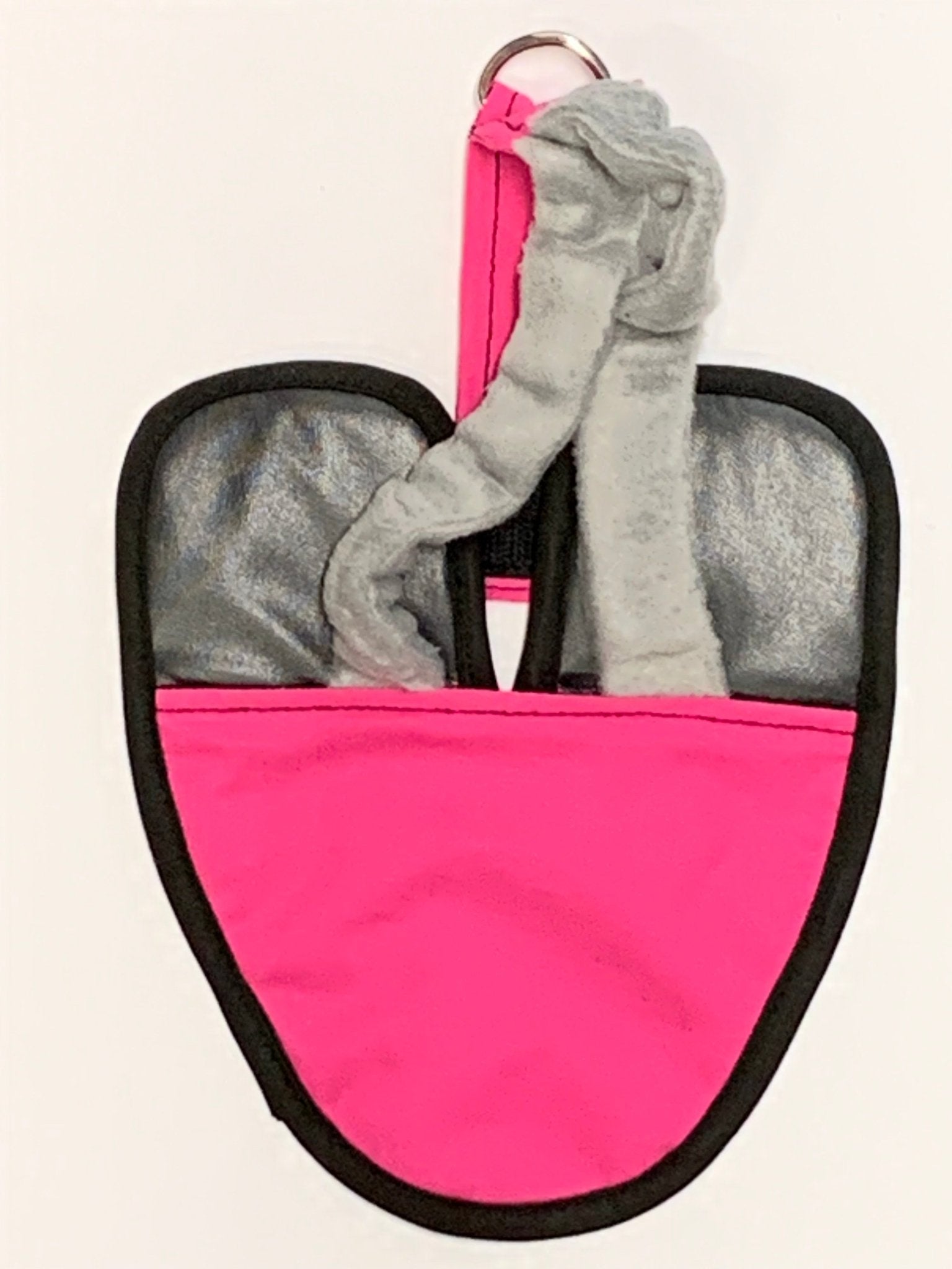 Hen Holster Chicken Diaper Harness with Permanent Sewn-in Liner (Duck Diaper, Goose Diaper, Parrot Diaper) Flamingo Pink XS (pigeons and small chickens)