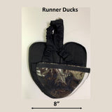 Hen Holster Waterfowl Diaper with Removable Liners Black Runner Duck (fixed chest tab)