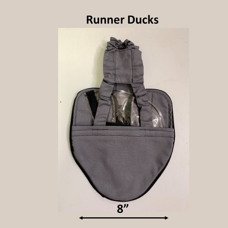 Hen Holster Duck Diaper Goose Diaper Removable Liners Gray Runner Duck (fixed chest tab)