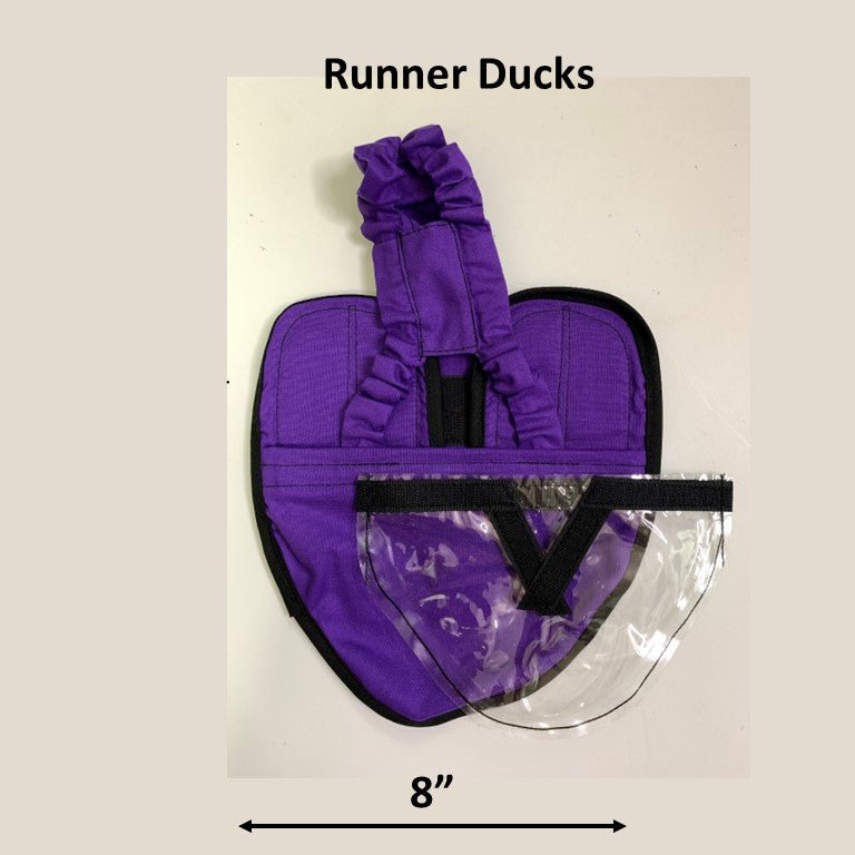Hen Holster Duck Diaper Goose Diaper Removable Liners Purple Runner Duck (fixed chest tab)