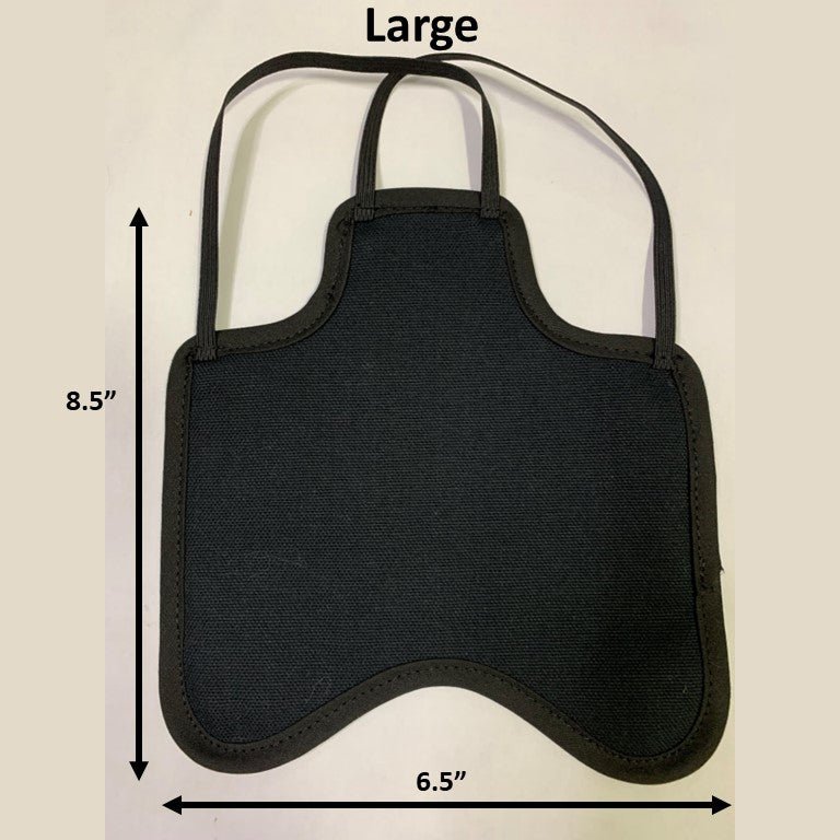 Hen Saver Hen Apron/Saddle (FBA) Black Large (Most Standard Chickens) Double Strap (crosses under neck)