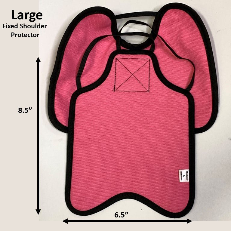 Hen Saver Hen Apron/Saddle with Shoulder Protectors (Made in the USA) (FBA) Double Strap Awareness Pink Large (Most Standard Chickens) Fixed