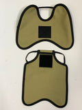 Hen Saver Hen Apron/Saddle with Shoulder Protectors (Made in the USA) Single Strap Khaki M (Small Breed Chickens) Removable