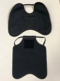 Hen Saver Hen Apron/Saddle with Shoulder Protectors (Made in the USA) Single Strap Black M (Small Breed Chickens) Removable