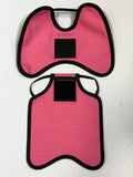 Hen Saver Hen Apron/Saddle with Shoulder Protectors (Made in the USA) Single Strap Awareness Pink M (Small Breed Chickens) Removable