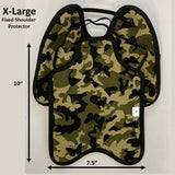 Hen Saver Hen Apron/Saddle with Shoulder Protectors (Made in the USA) Double Strap Butterfly Camo XL (Large Standard Chickens) Fixed