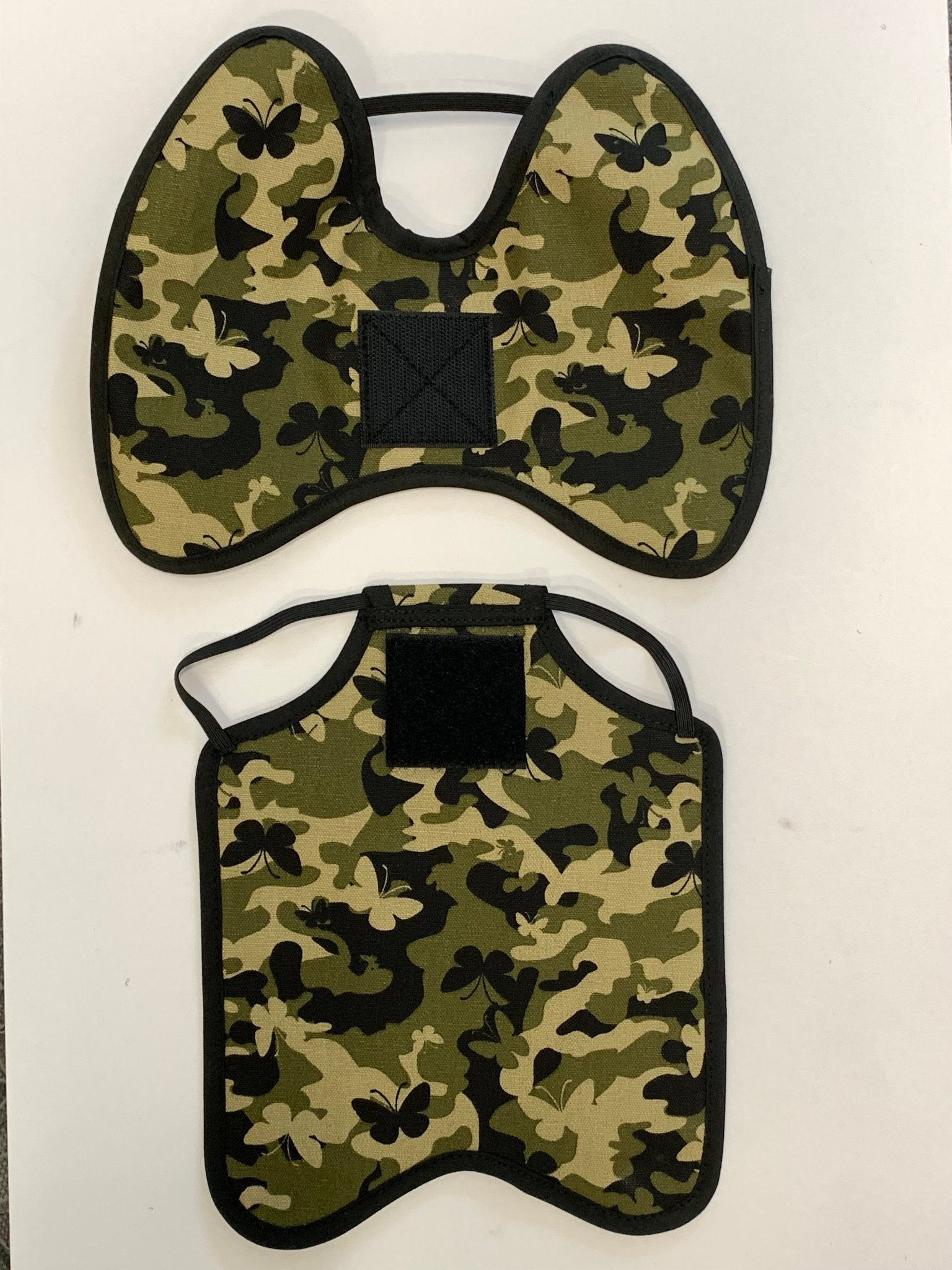 Hen Saver Hen Apron/Saddle with Shoulder Protectors (Made in the USA) (FBA) Single Strap Butterfly Camo M (Small Breed Chickens) Removable